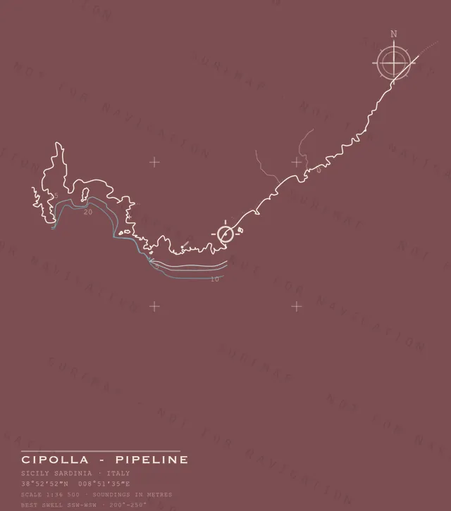 Cipolla - Pipeline chart, the full artwork printed on the back