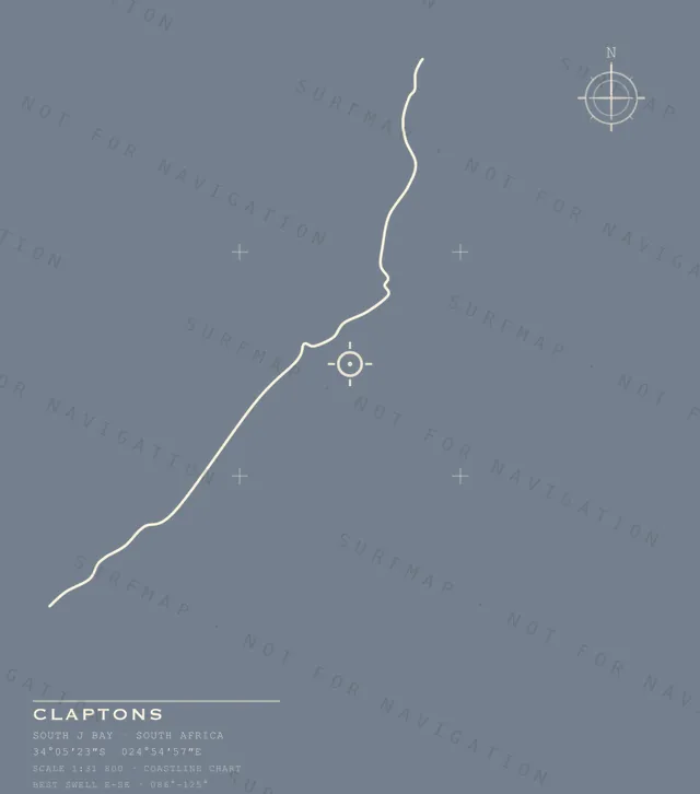 Claptons chart, the full artwork printed on the back