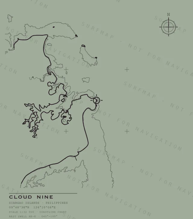 Cloud Nine chart, the full artwork printed on the back
