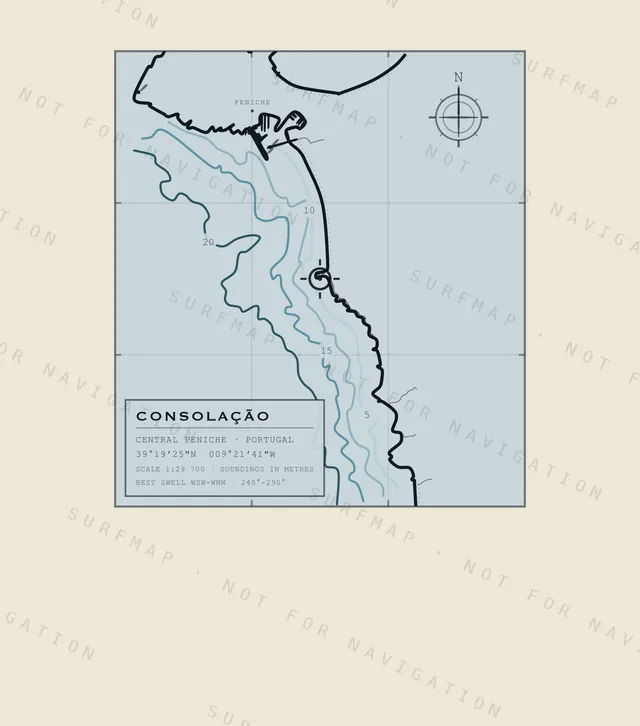 Consolação chart, the full artwork printed on the back