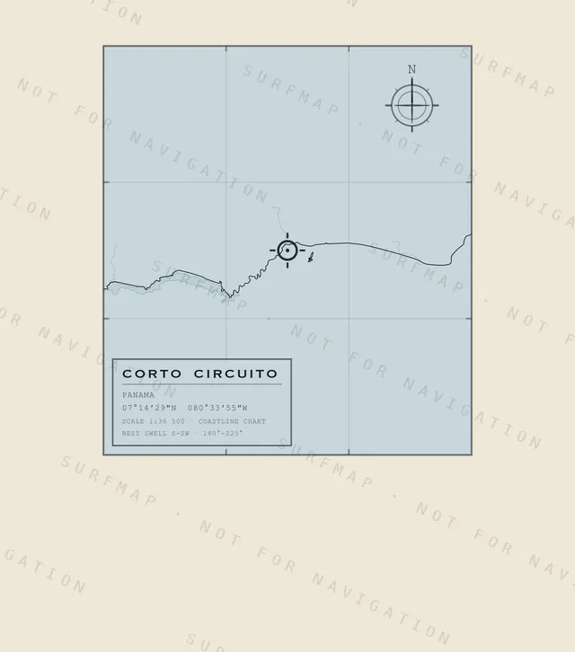 Corto Circuito chart, the full artwork printed on the back