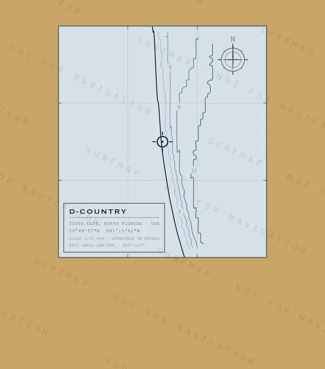 D-Country chart, the full artwork printed on the back