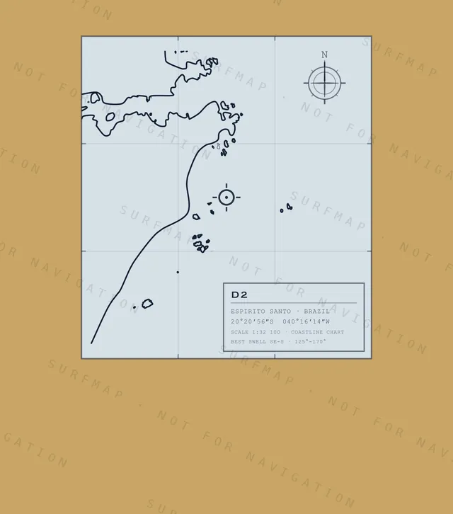 D2 chart, the full artwork printed on the back