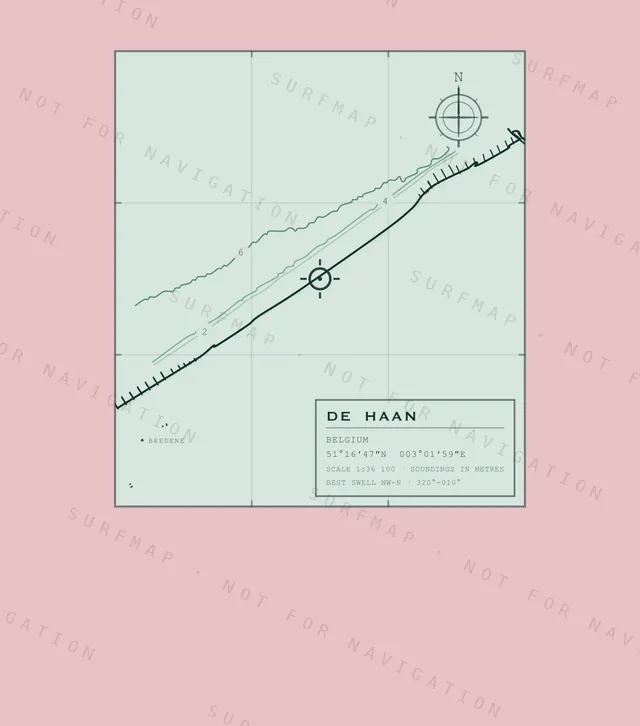 De Haan chart, the full artwork printed on the back