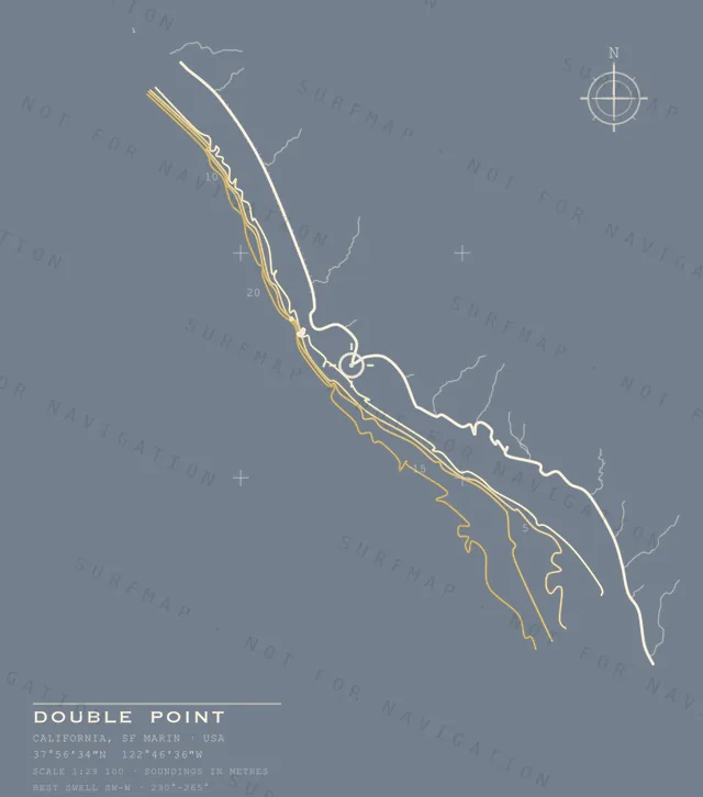 Double Point chart, the full artwork printed on the back