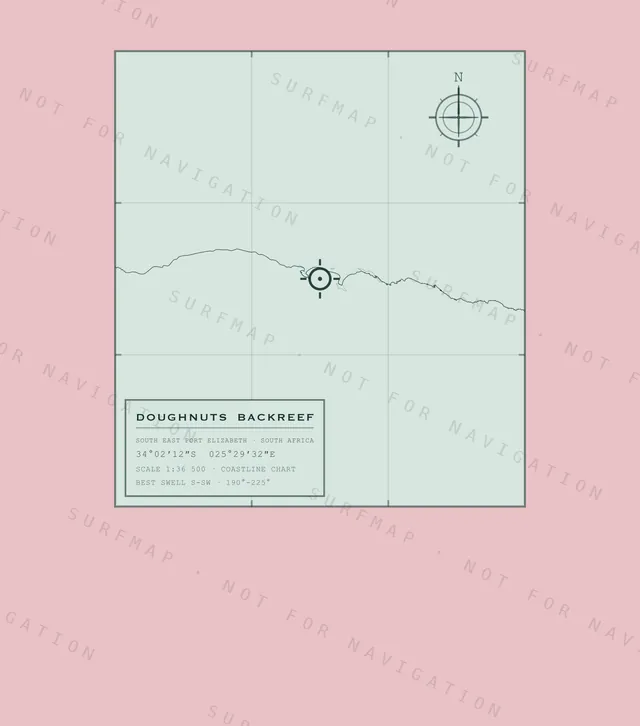 Doughnuts Backreef chart, the full artwork printed on the back