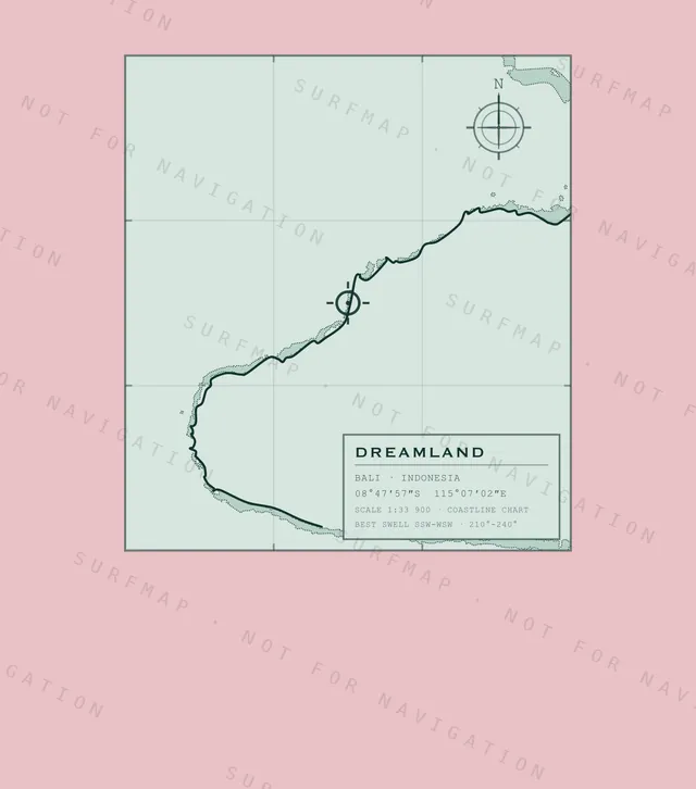 Dreamland chart, the full artwork printed on the back