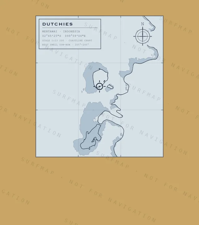 Dutchies chart, the full artwork printed on the back