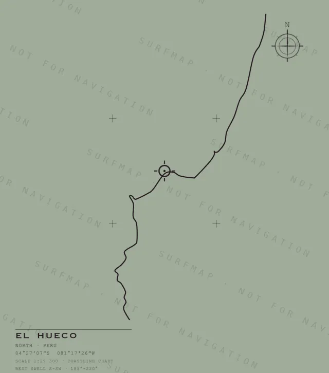 El Hueco chart, the full artwork printed on the back