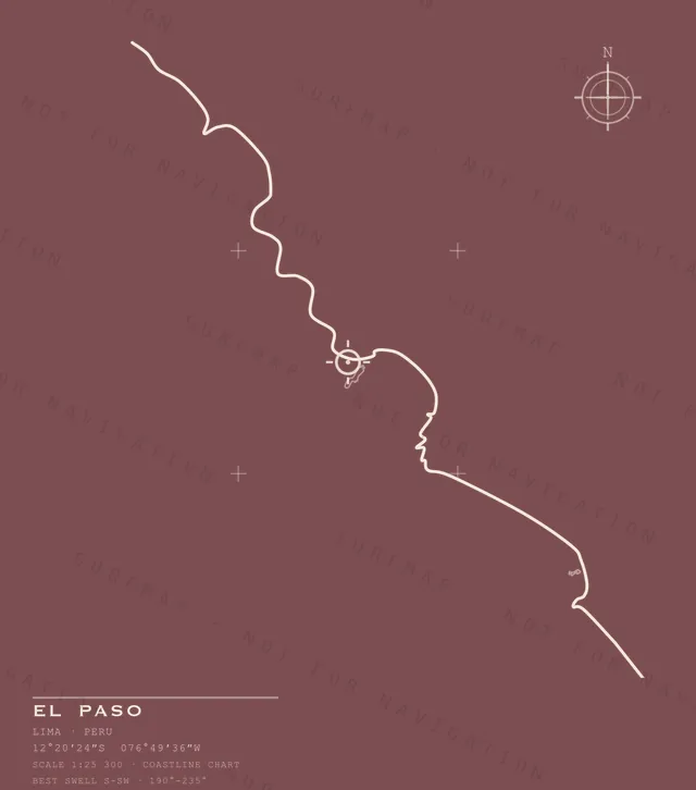 El Paso chart, the full artwork printed on the back