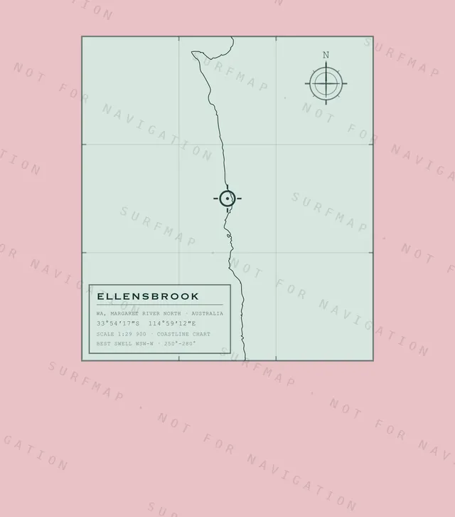 Ellensbrook chart, the full artwork printed on the back