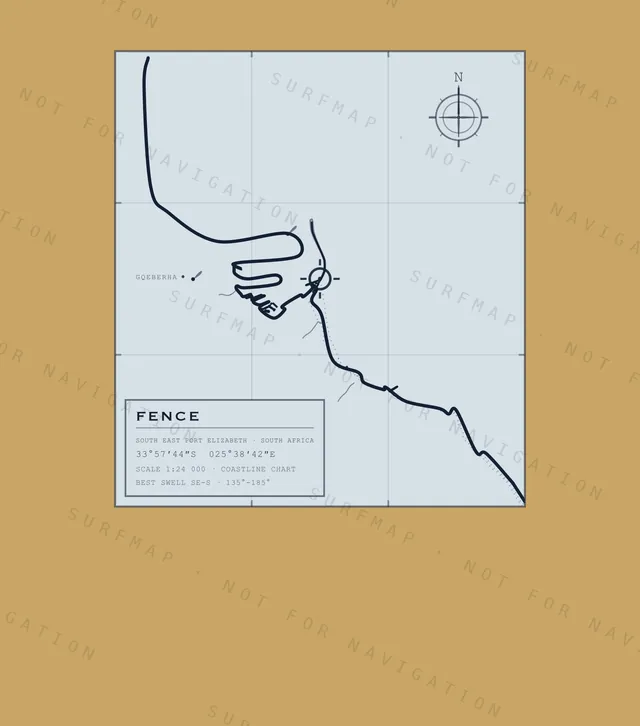 Fence chart, the full artwork printed on the back
