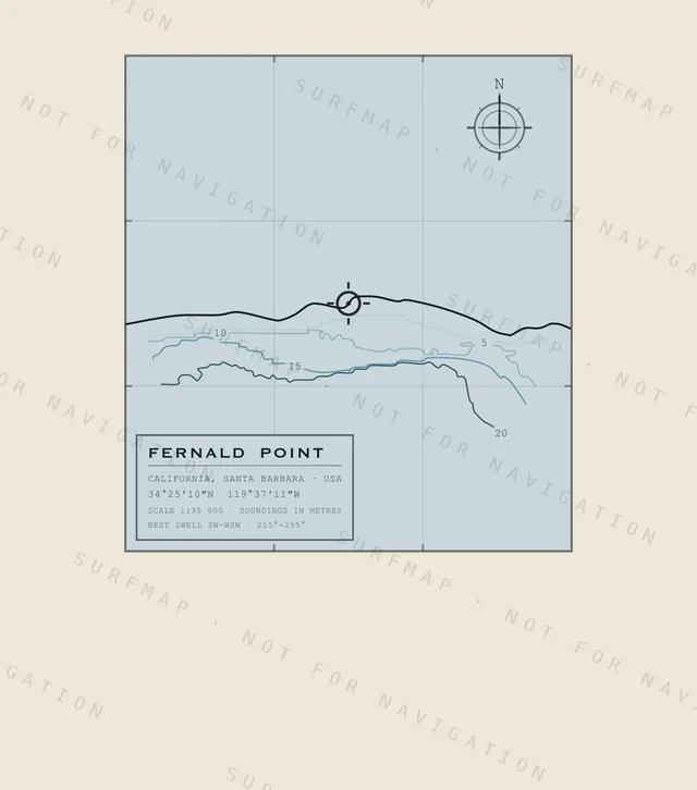 Fernald Point chart, the full artwork printed on the back