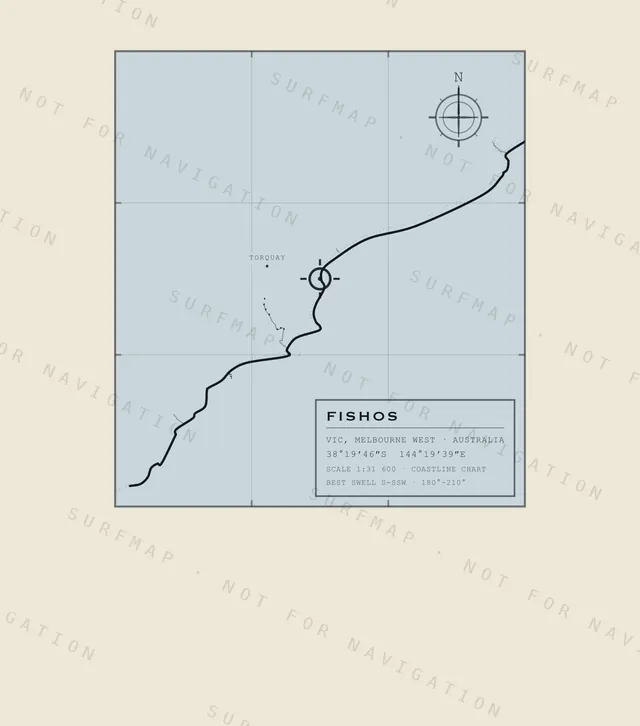 Fishos chart, the full artwork printed on the back