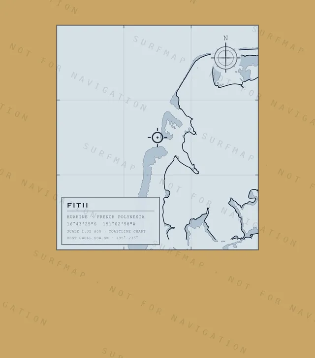 Fitii chart, the full artwork printed on the back
