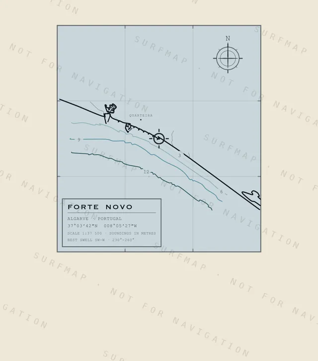 Forte Novo chart, the full artwork printed on the back