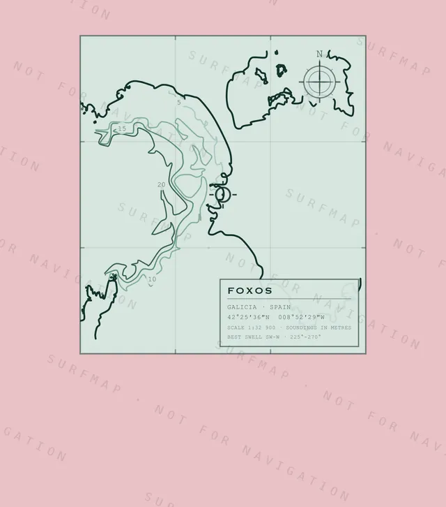 Foxos chart, the full artwork printed on the back