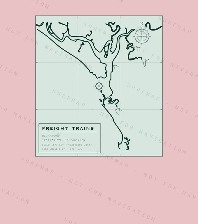 Freight Trains chart, the full artwork printed on the back