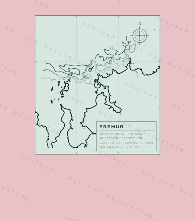 Fremur chart, the full artwork printed on the back