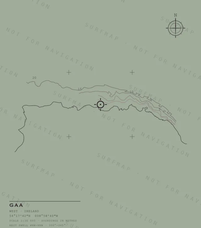 Gaa chart, the full artwork printed on the back