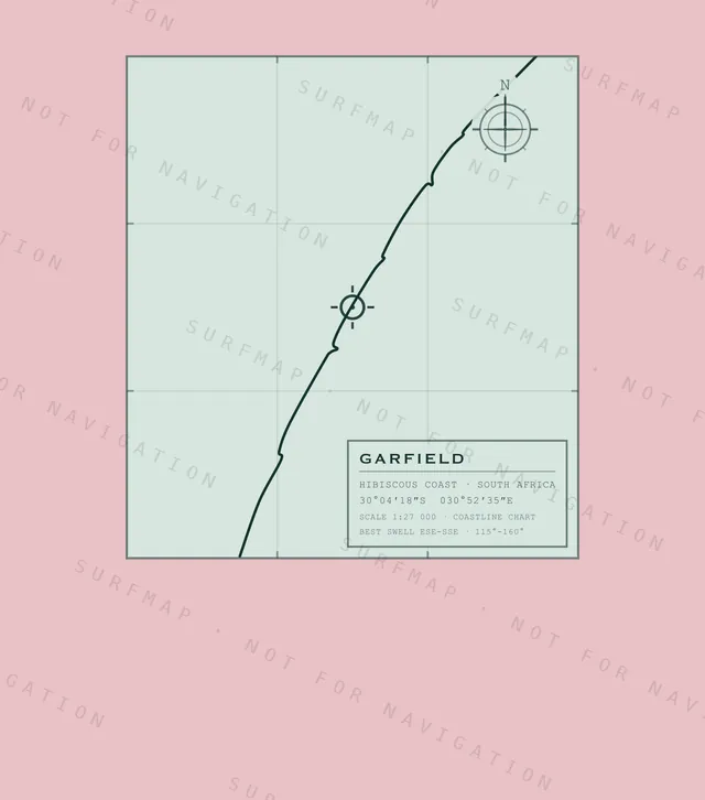 Garfield chart, the full artwork printed on the back