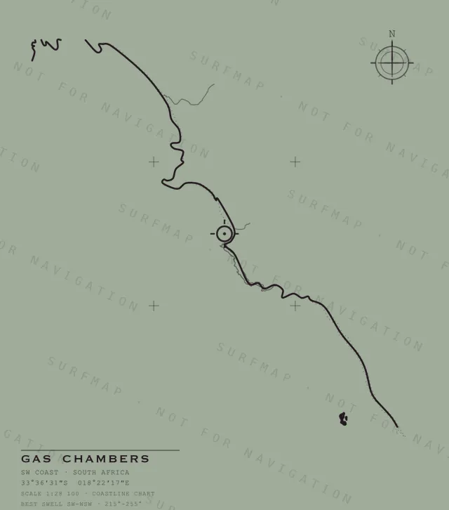 Gas Chambers chart, the full artwork printed on the back