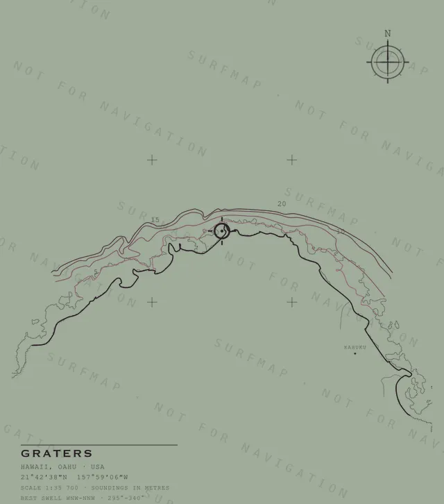 Graters chart, the full artwork printed on the back