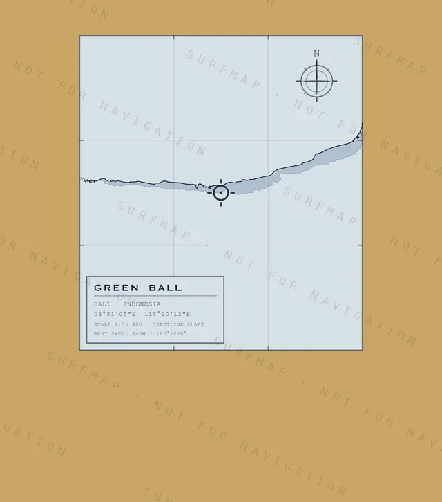 Green Ball chart, the full artwork printed on the back