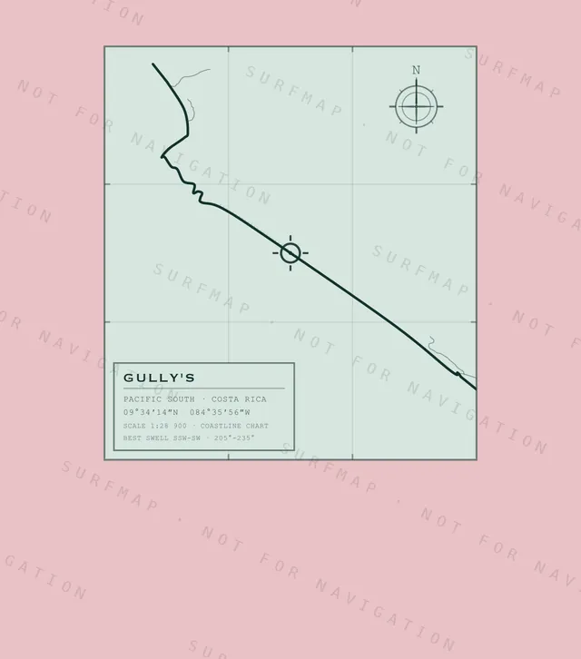 Gully's chart, the full artwork printed on the back