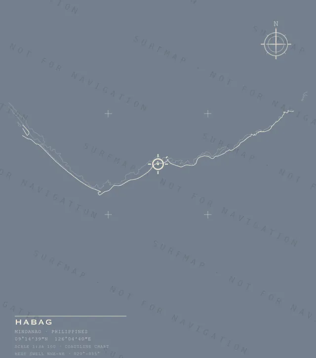Habag chart, the full artwork printed on the back