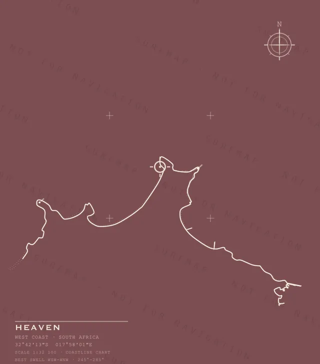 Heaven chart, the full artwork printed on the back