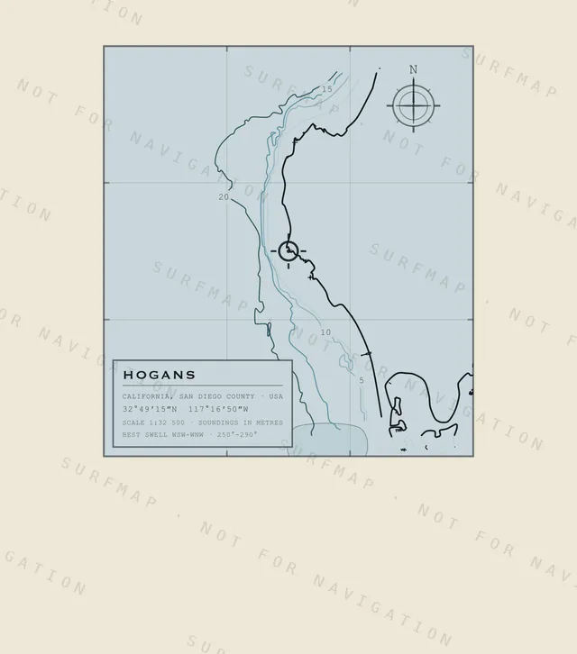Hogans chart, the full artwork printed on the back