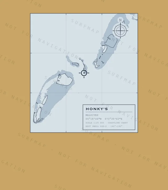 Honky's chart, the full artwork printed on the back
