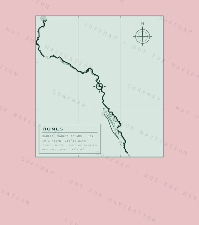 Honls chart, the full artwork printed on the back