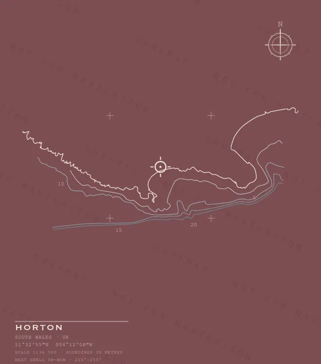 Horton chart, the full artwork printed on the back