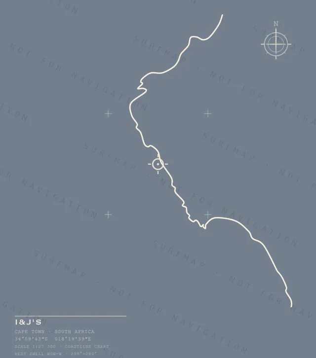 I&J's chart, the full artwork printed on the back