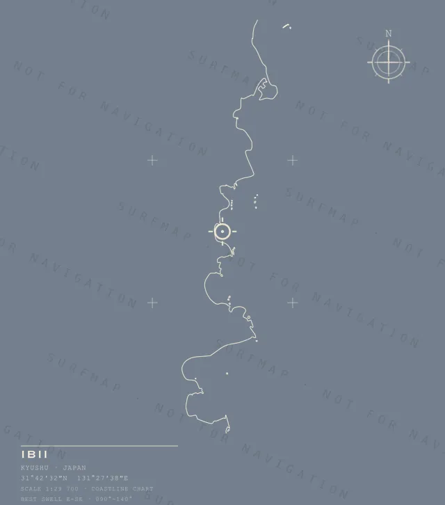 Ibii chart, the full artwork printed on the back