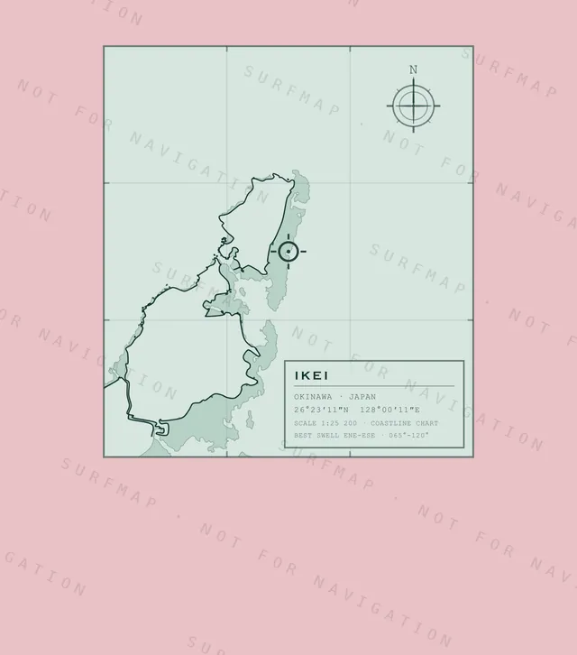 Ikei chart, the full artwork printed on the back