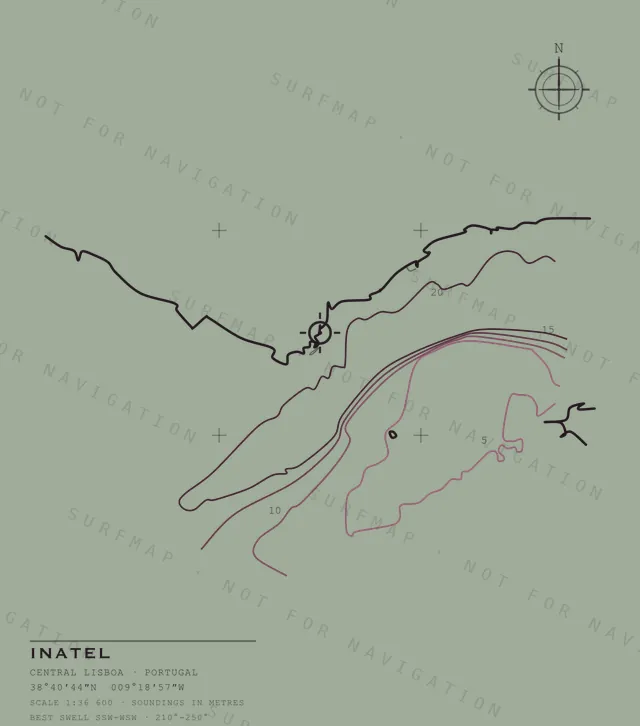 Inatel chart, the full artwork printed on the back