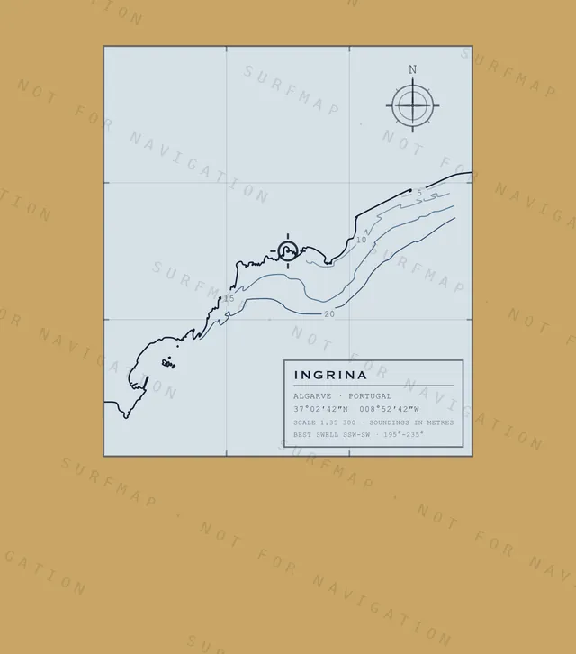 Ingrina chart, the full artwork printed on the back
