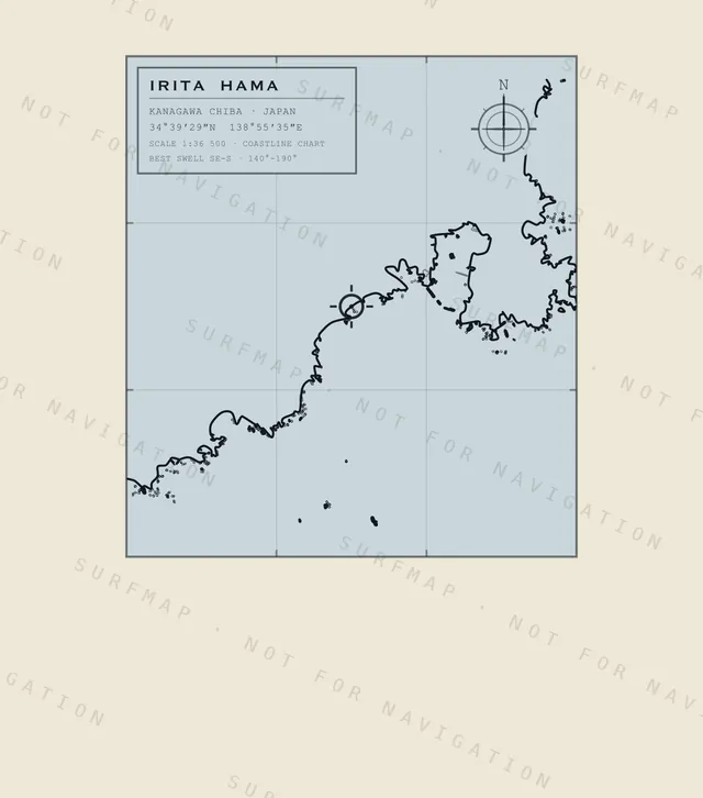 Irita Hama chart, the full artwork printed on the back