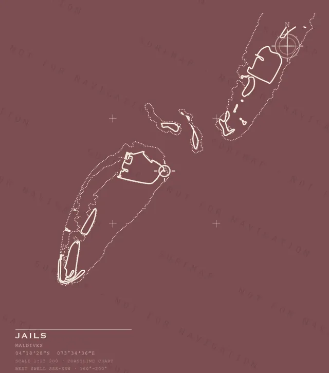 Jails chart, the full artwork printed on the back
