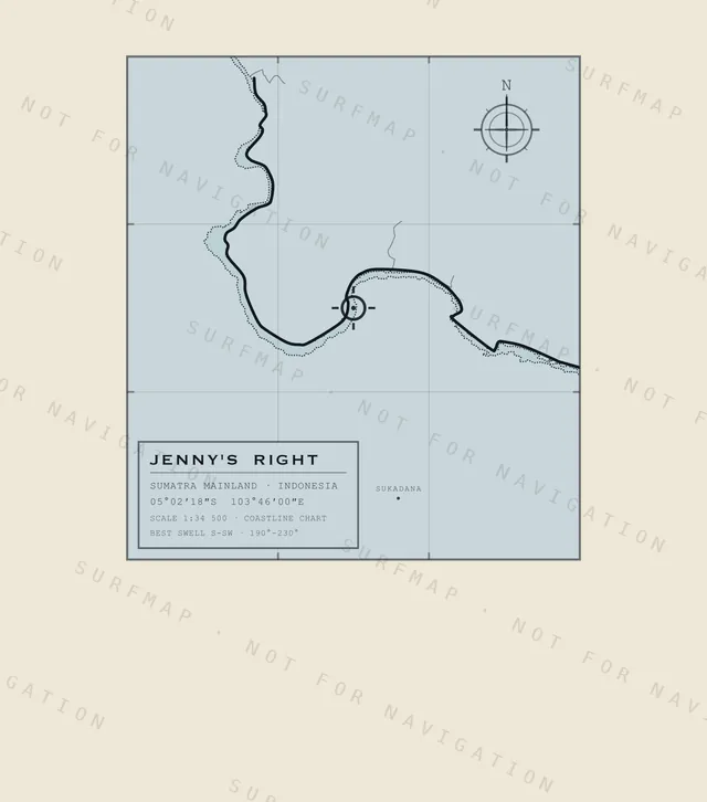 Jenny's Right chart, the full artwork printed on the back