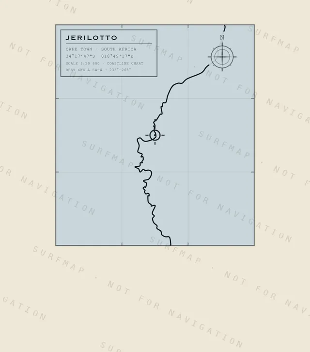 Jerilotto chart, the full artwork printed on the back