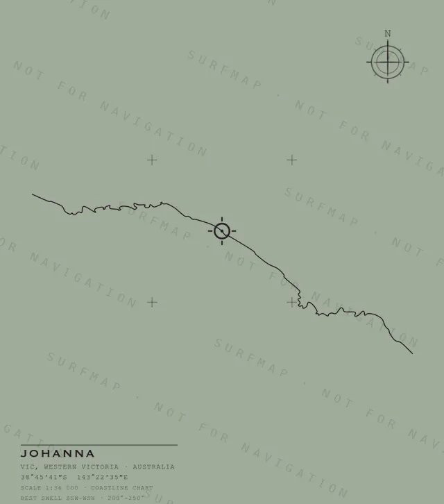 Johanna chart, the full artwork printed on the back