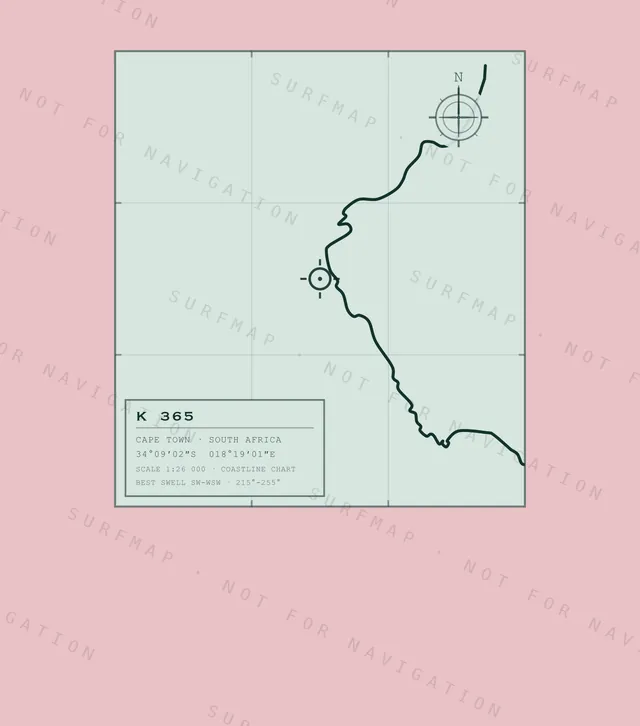 K 365 chart, the full artwork printed on the back