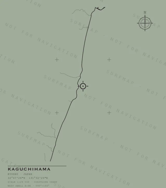 Kaguchihama chart, the full artwork printed on the back