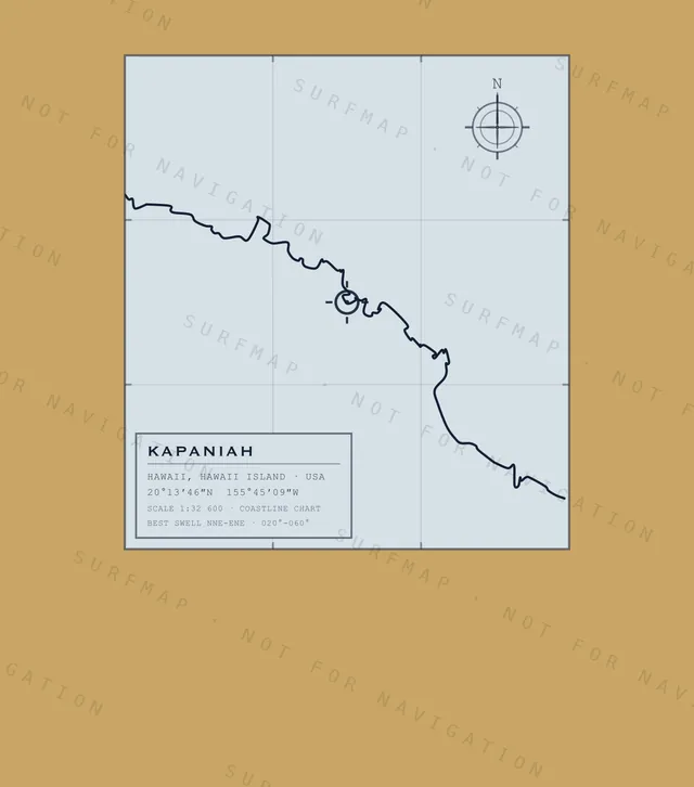 Kapaniah chart, the full artwork printed on the back