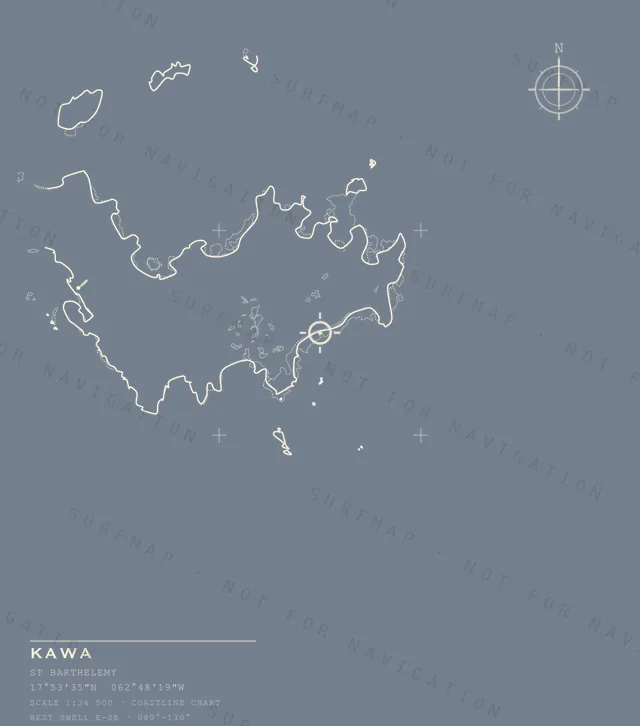 Kawa chart, the full artwork printed on the back