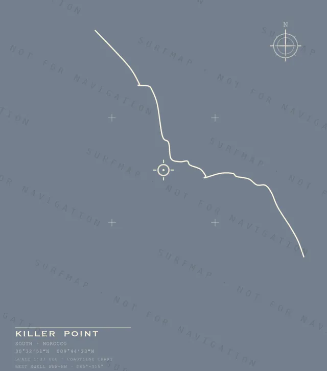 Killer Point chart, the full artwork printed on the back